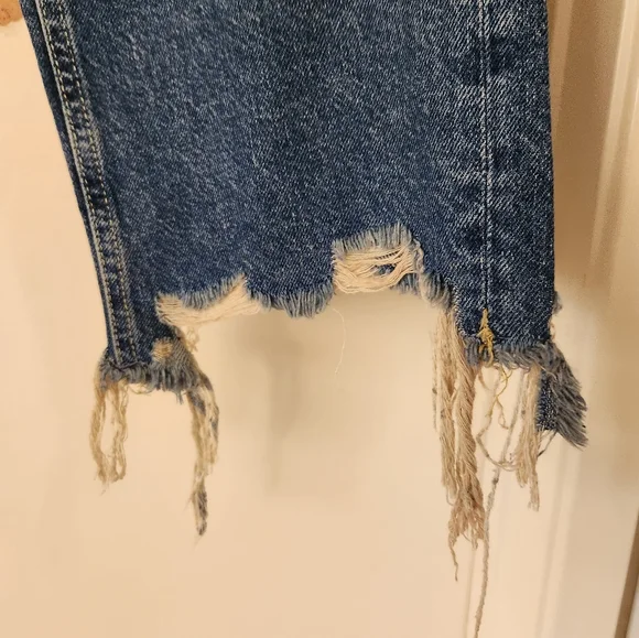 Free People We The Free Women's‎ Maggie Mid-Rise Straight Leg Blue Jeans 27 NWT - Picture 8 of 15